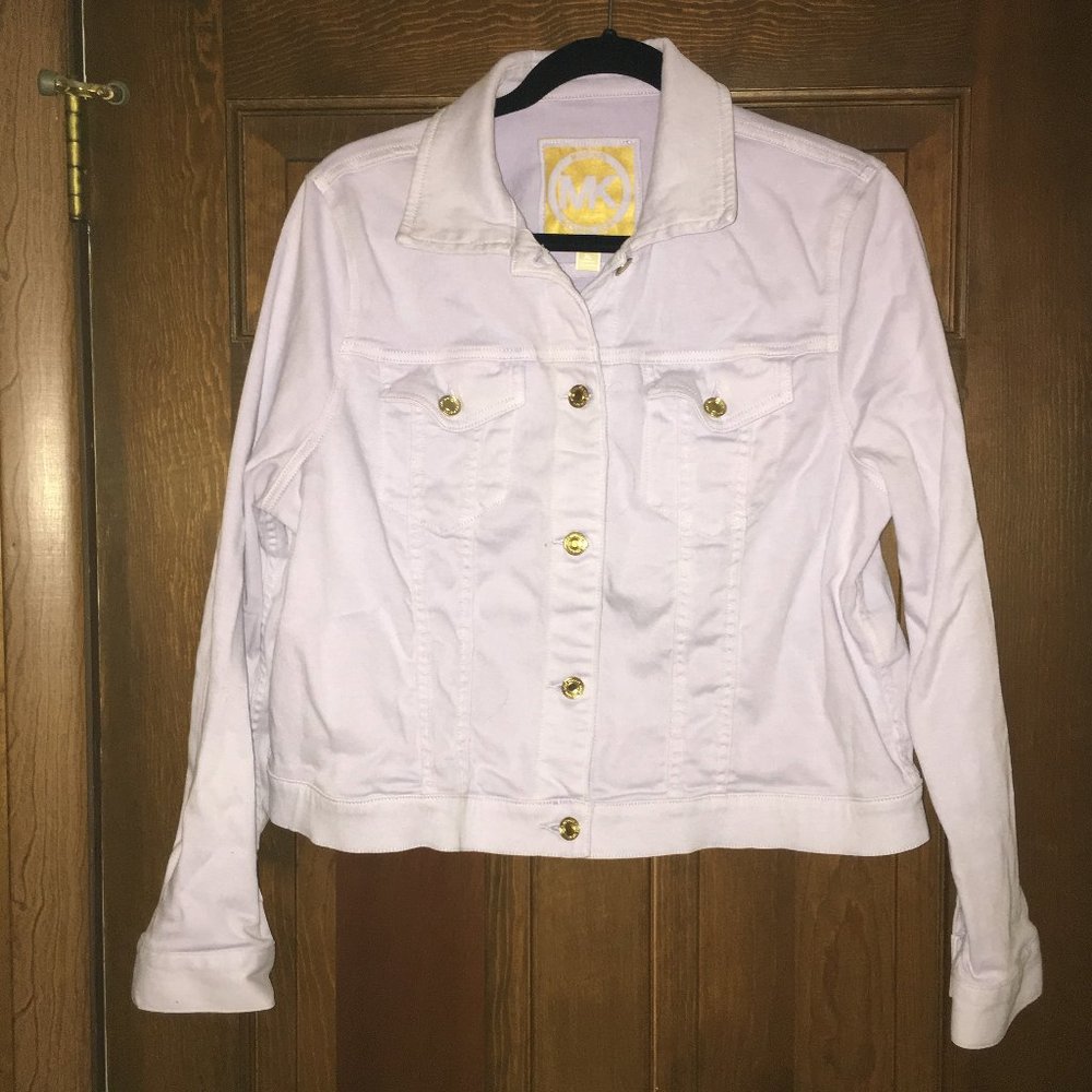 Michael Kors Lavender Jean Jacket